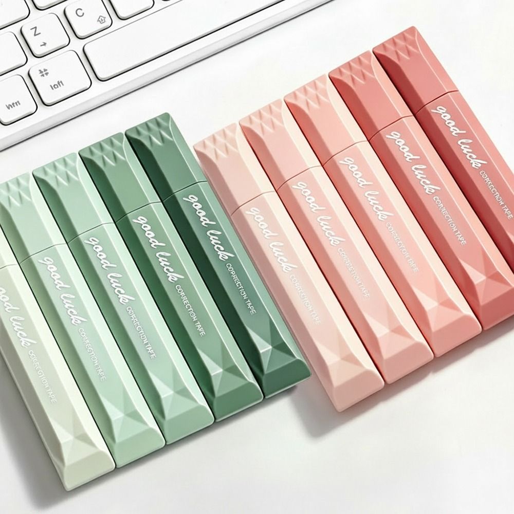 Correction Tape Roller - 5 ชิ้น/ชุด เทปลบคำผิดสีไล่ระดับ รูปทรงปากกา กระดาษแท้ เทปลบคำผิดแบบลูกกลิ้ง