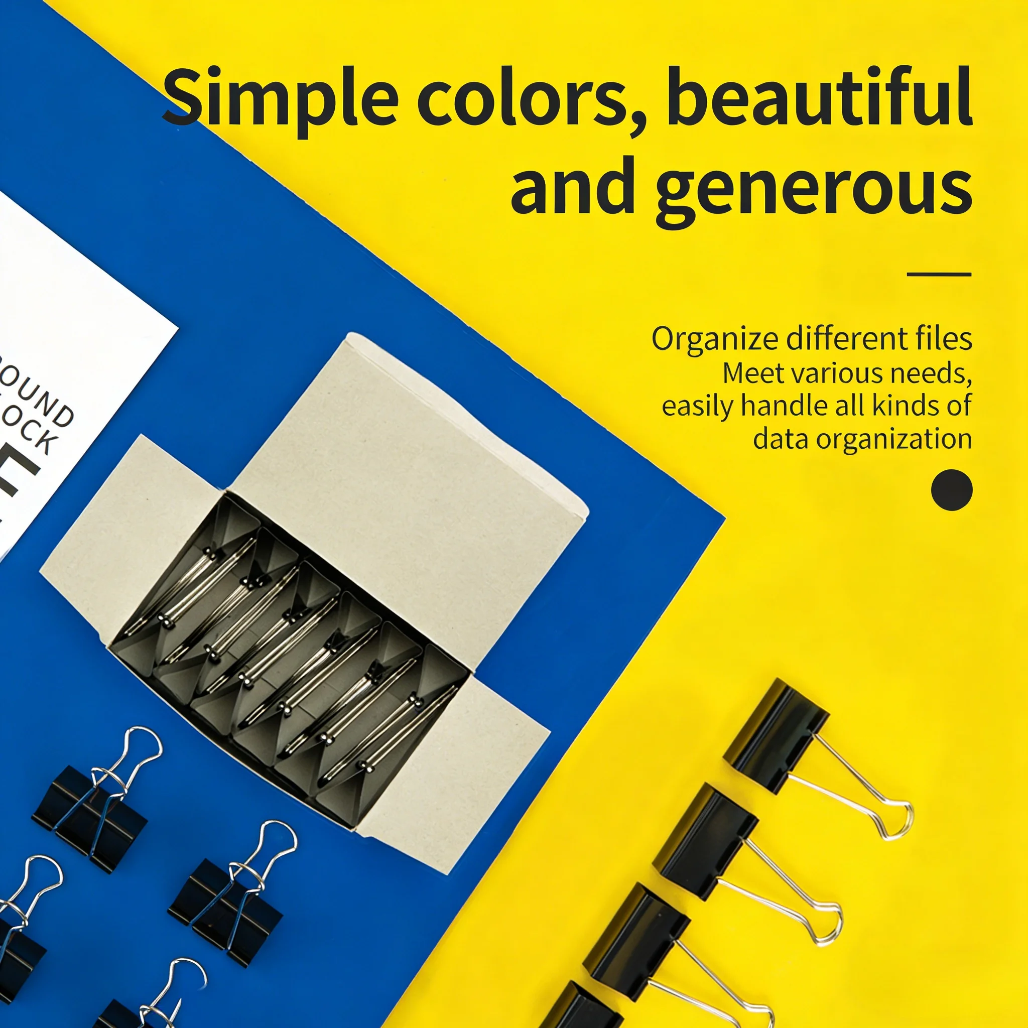 คลิปหนีบกระดาษสีดำ รุ่น 954 จำ - Binder Clip Assorted บทวิจารณ์และราคา