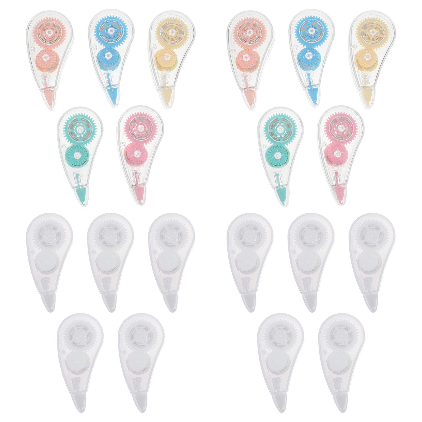 เทปแก้ไขสีขาวแบบม้วน 20 ชิ้น ส - Correction Tape Roller บทวิจารณ์และราคา