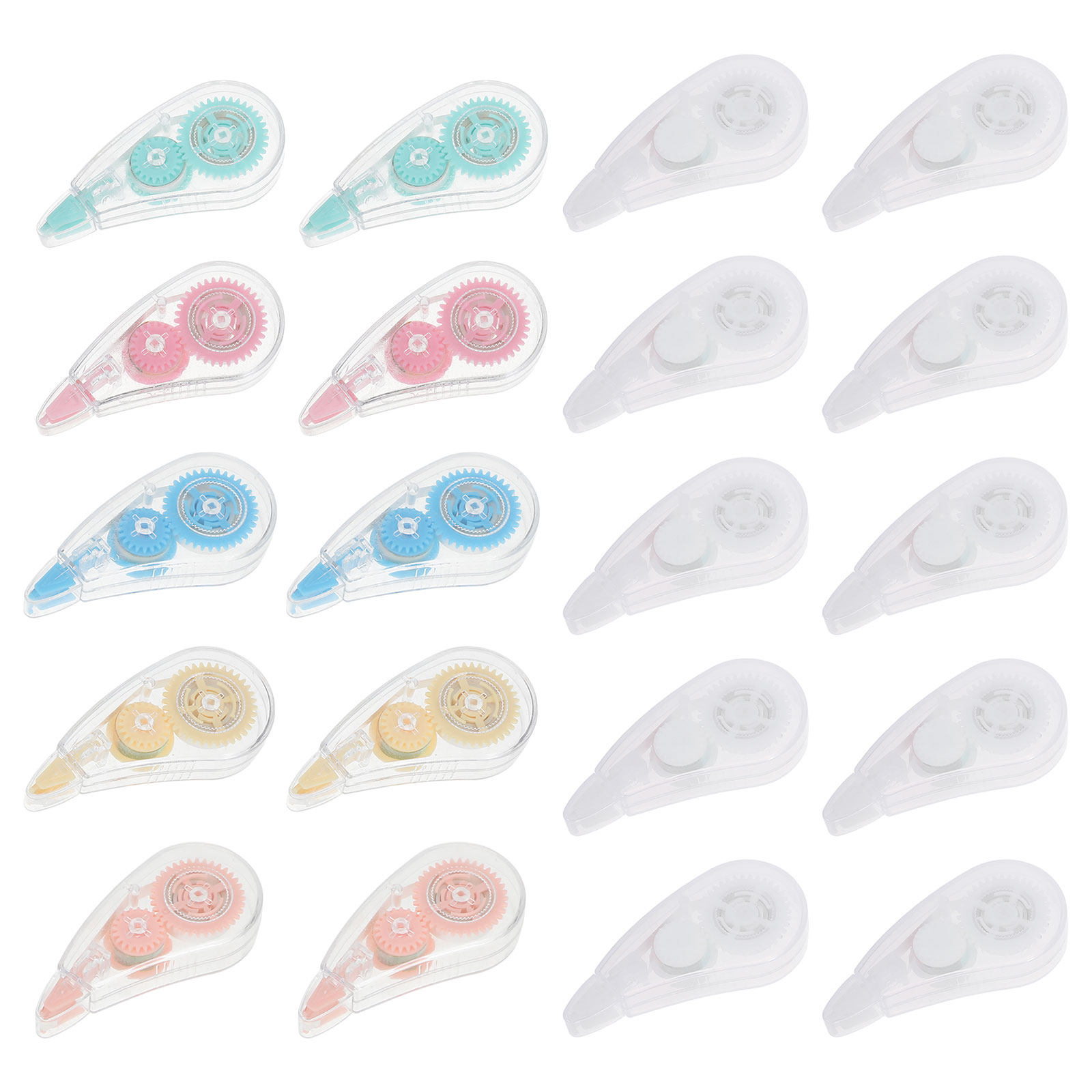เทปแก้ไขสีขาวแบบม้วน 20 ชิ้น ส - Correction Tape Roller บทวิจารณ์และราคา