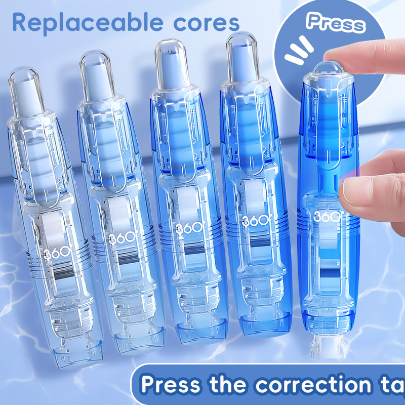 เทปลบคำผิดขนาดใหญ่ 5 ม้วน แกนเ - Correction Tape Roller บทวิจารณ์และราคา