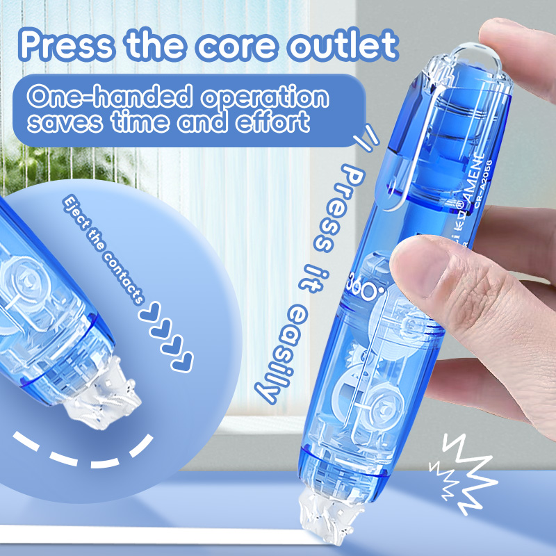 เทปลบคำผิดขนาดใหญ่ 5 ม้วน แกนเ - Correction Tape Roller บทวิจารณ์และราคา