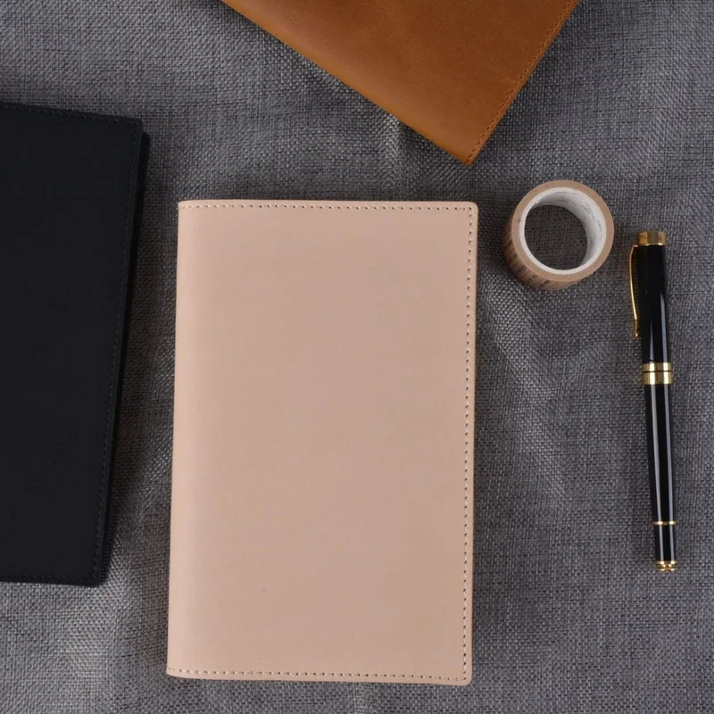 สมุดโน้ตปกหนังแท้ฟอกด้วยวิธีธร - Tan Stationery & Office Supply บทวิจารณ์และราคา