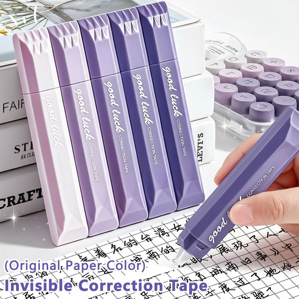 5 ชิ้น/ชุด เทปลบคำผิดสีไล่ระดั - Correction Tape Roller บทวิจารณ์และราคา