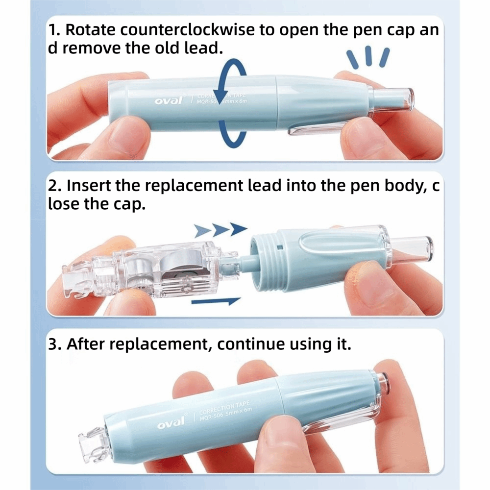 อเนกประสงค์ 360 องศา °   เทปแก - Correction Tape Roller บทวิจารณ์และราคา