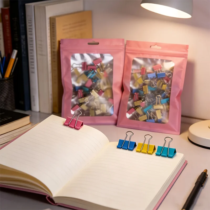 คลิปหนีบกระดาษสแตนเลสแบบหางยาว - Binder Clip Assorted บทวิจารณ์และราคา