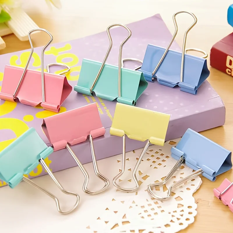 คลิปหนีบกระดาษสแตนเลสแบบหางยาว - Binder Clip Assorted บทวิจารณ์และราคา