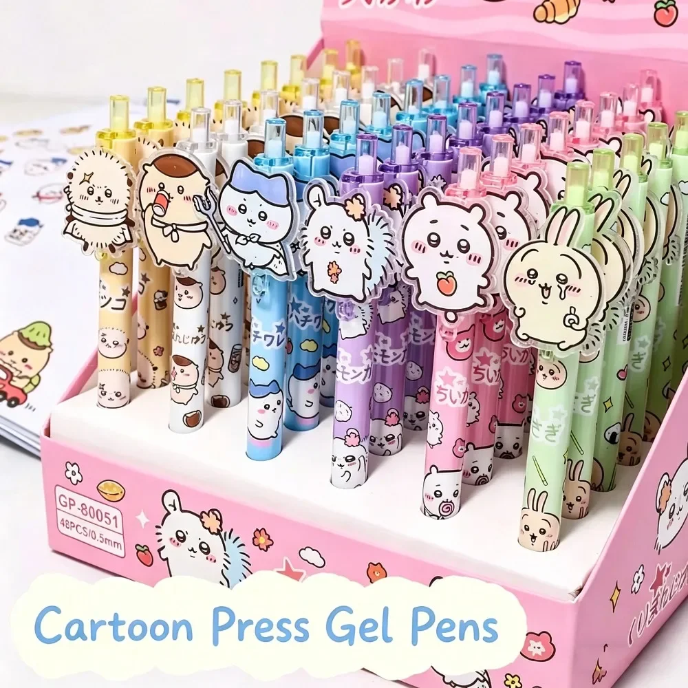 1-48 ชิ้น ปากกาเจลสีดำลายการ์ต - Stationery Supplier บทวิจารณ์และราคา